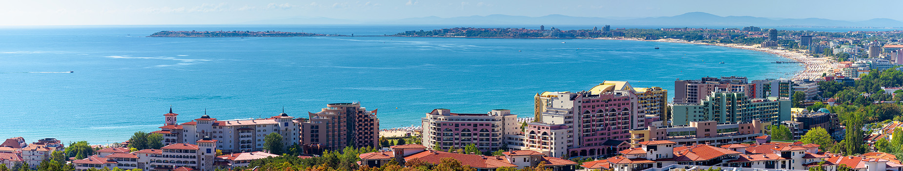 Strand van Nessebar Bulgarije